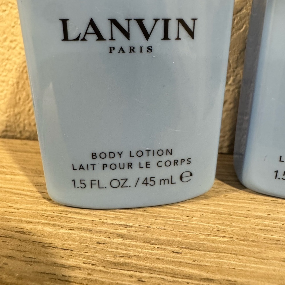 LANVIN PARIS BODY LOTION LAIT POUR LE CORPS 1.5 FL. OZ. / 45 mL (set of 3) - Picture 2 of 3
